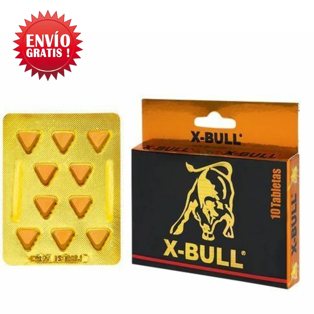 Potenciador Sexual X-Bull 10 Pastillas